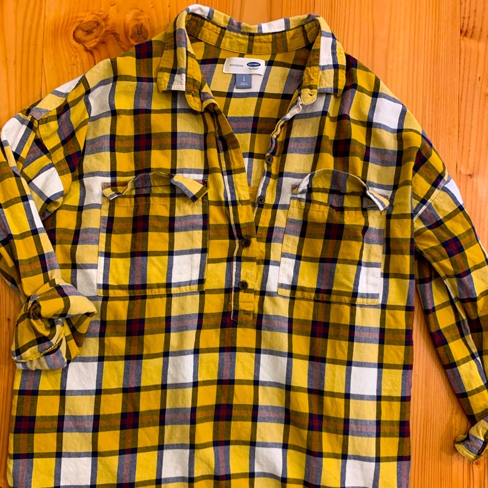 Old Navy yellow Tunic in a size large